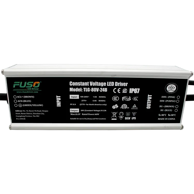 High PF 80w Constant Voltage Led Driver