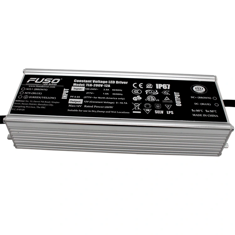 High Pf 12v 200w Constant Voltage Led Power Supply