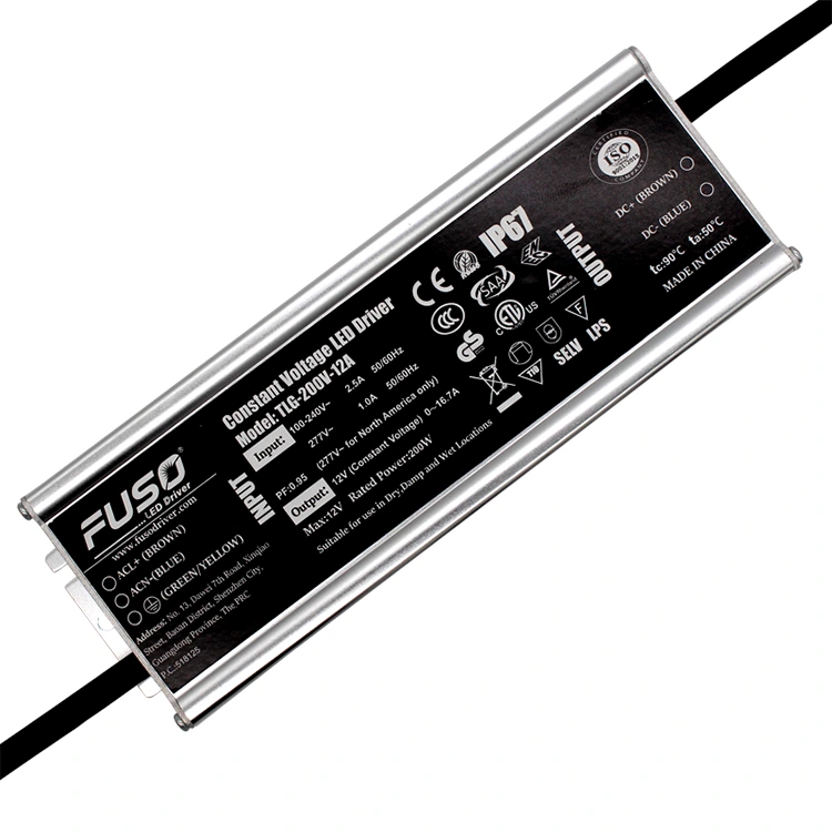 High Pf 12v 200w Constant Voltage Led Power Supply
