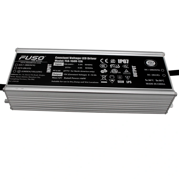 High Pf 12v 150w Constant Voltage Led Power Supply