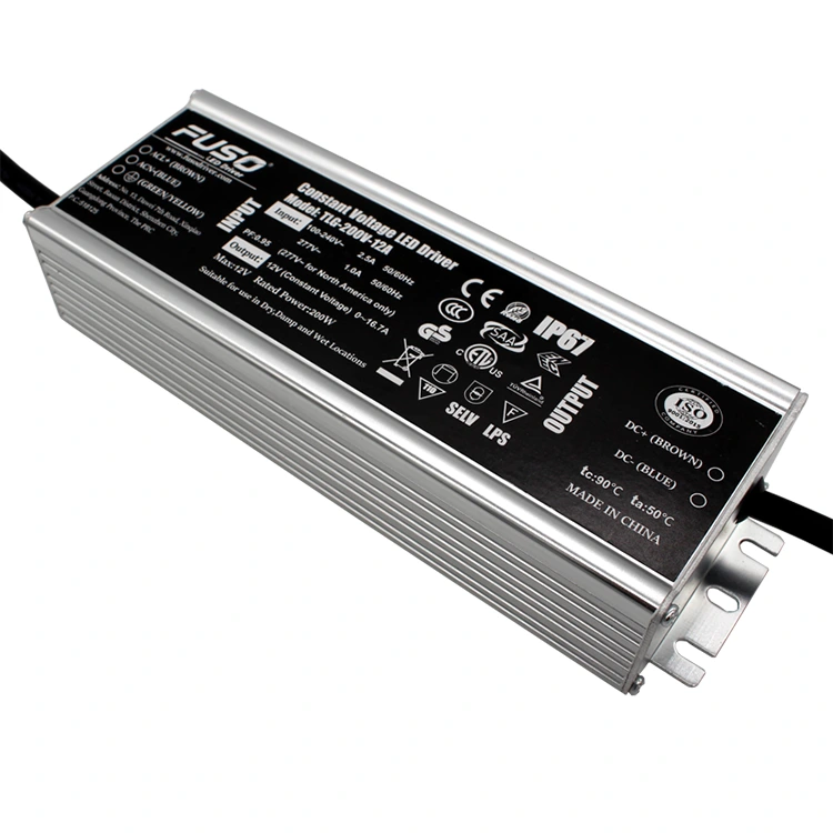 High Pf 12v 200w Constant Voltage Led Power Supply
